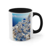 Miniature, Santorini in Greek, coffee mug, Tea mug.