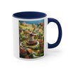Miniature, Windmill in Holland, coffee mug, Tea mug.