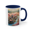 Miniature, Mount Fuji in Japan. coffee mug, Tea mug.