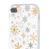 Snowflake Pattern Flexi iPhone Cases. Soft iPhone case. Compatible with many of iPhone Models. Please See our iPhone model selection list.