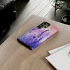 Romantic Lavender Flowers Tough Phone Case For Samsung. Samsung Case. Compatible with many of Samsung Models. Please See our Samsung model selection list.