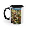 Miniature, Windmill in Holland, coffee mug, Tea mug.