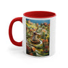 Miniature, Windmill in Holland, coffee mug, Tea mug.