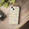 Cute Spring Flower Pattern Flexi iPhone Cases. Soft iPhone case. Compatible with many of iPhone Models. Please See our iPhone model selection list.