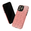 Ballerina Line Art Tough iPhone Case, Compatible with many of iPhone Models. Please See our iPhone model selection list.