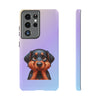 Dobermann Sad Face Tough Phone Case For Samsung. Samsung Case. Dog Lover Phone Case. Compatible with many of Samsung Models. Please See our Samsung model selection list.