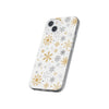 Snowflake Pattern Flexi iPhone Cases. Soft iPhone case. Compatible with many of iPhone Models. Please See our iPhone model selection list.