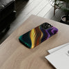 3D Wave Liquid Tough iPhone Case, Compatible with many of iPhone Models. Please See our iPhone model selection list.