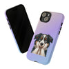 Border Collie Sad Face Tough iPhone Case. Dog Lover Phone Case. Compatible with many of iPhone Models. Please See our iPhone model selection list.