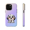 Dalmatian dog Sad Face Tough iPhone Case. Dog Lover Phone Case. Compatible with many of iPhone Models. Please See our iPhone model selection list.