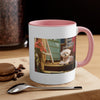 Cute Dog coffee mug, tea mug.
