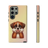 Boxer Sad Face Tough Phone Case For Samsung. Samsung Case. Dog Lover Phone Case. Compatible with many of Samsung Models. Please See our Samsung model selection list.