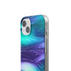 Purple Wave Flexi iPhone Cases. Soft iPhone case. Compatible with many of iPhone Models. Please See our iPhone model selection list.