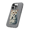 Cute Surprise Cat Tough iPhone Case, gift for Cat lover.Compatible with many of iPhone Models. Please See our iPhone model selection list.