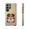 Shetland Sheepdog, Sheltie Sad Face Tough Phone Case For Samsung. Samsung Case. Dog Lover Phone Case. Compatible with many of Samsung Models. Please See our Samsung model selection list.