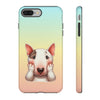 Bull Terrier Sad Face Tough iPhone Case. Dog Lover Phone Case. Compatible with many of iPhone Models. Please See our iPhone model selection list.