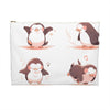 Little Penguins Pencil Bag for kids, pencil case for kids, Two sizes to choose from.