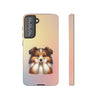 Shetland Sheepdog, Sheltie Sad Face Tough Phone Case For Samsung. Samsung Case. Dog Lover Phone Case. Compatible with many of Samsung Models. Please See our Samsung model selection list.