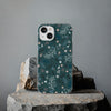 Dragonfly and Floral Patterns Dark Green Background Flexi iPhone Cases. Soft iPhone case. Compatible with many of iPhone Models. Please See our iPhone model selection list.