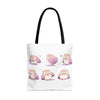 Little Cute Owl tote bag, library bag for kids.