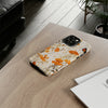Pressed Wildflowers With Butterfly Tough iPhone Case, Compatible with many of iPhone Models. Please See our iPhone model selection list.