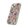 Floral and Bird Embroidery Flexi iPhone Cases. Soft iPhone case. Compatible with many of iPhone Models. Please See our iPhone model selection list.