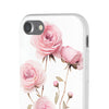 Pressed Pink Roses Flexi iPhone Cases. Soft iPhone case. Compatible with many of iPhone Models. Please See our iPhone model selection list.