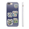 Cute Koala Stickers Flexi iPhone Cases. Soft iPhone case. Compatible with many of iPhone Models. Please See our iPhone model selection list.