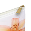 Beautiful Lily flower cosmetic bag, accessory pouch, two sizes to choose from.