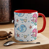 Mermaid and Dolphins Mug for girls.