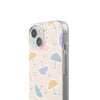 Cute Pastel Umbrellas Pattern Flexi iPhone Cases. Soft iPhone case. Compatible with many of iPhone Models. Please See our iPhone model selection list.