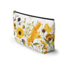 Dried wildflowers Cosmetic Bag, Accessory Pouch.
