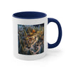 Miniature, cute mini village coffee mug, tea mug.