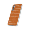 Wave Line Pattern Flexi Samsung phone Case. Soft phone Case. Compatible with many of Samsung Models. Please See our Samsung model selection list.