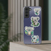 Cute Koala Stickers Flexi Samsung phone Case. Soft phone Case. Compatible with many of Samsung Models. Please See our Samsung model selection list.