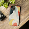 Abstract Wavy Line Art Tough iPhone Case. Compatible with many of iPhone Models. Please See our iPhone model selection list.
