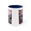3D Embroidered Winter Landscape Mug, Coffee Mug, Tea Mug. 3D Landscape Mug.