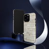 Bricks Print Tough iPhone Case, Compatible with many of iPhone Models. Please See our iPhone model selection list.