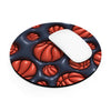 3D Inflated Basketball Round Mouse Pad.