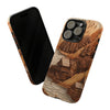 Forest engraved Wood Tough iPhone Case, Compatible with many of iPhone Models. Please See our iPhone model selection list.