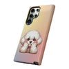 Bichon Frise Sad Face Tough Phone Case For Samsung. Samsung Case. Dog Lover Phone Case. Compatible with many of Samsung Models. Please See our Samsung model selection list.