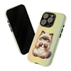 Himalayan Cat Giving Heart Tough iPhone Case. Cat Lover Phone Case. Compatible with many of iPhone Models. Please See our iPhone model selection list.