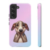 Greyhound Sad Face Tough Phone Case For Samsung. Samsung Case. Dog Lover Phone Case. Compatible with many of Samsung Models. Please See our Samsung model selection list.