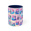 3D Unicorn Alphabet Mug, Kids Mug. Girl Mug.