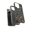 Wildflowers Embroidery Tough iPhone Case. Compatible with many of iPhone Models. Please See our iPhone model selection list.
