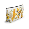 Dried wildflowers Cosmetic Bag, Accessory Pouch.