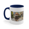 Dressed up Cat coffee mug.