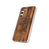 Wood Texture Pattern Flexi Samsung phone Case. Soft phone Case. Compatible with many of Samsung Models. Please See our Samsung model selection list.