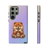 Chow Chow Giving Heart Tough Phone Case For Samsung. Samsung Case. Dog Lover Phone Case. Compatible with many of Samsung Models. Please See our Samsung model selection list.