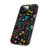 Wildflowers Embroidery Tough iPhone Case. Compatible with many of iPhone Models. Please See our iPhone model selection list.
